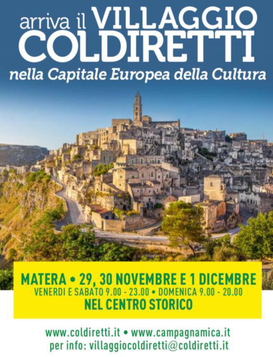 Mocavero al Villaggio di Coldiretti a Matera